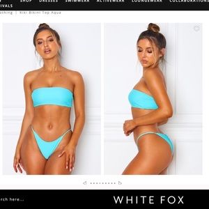 White Fox Boutique Aqua Bikini